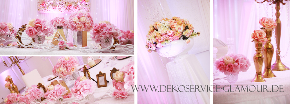 Hell Rosa Dekoration